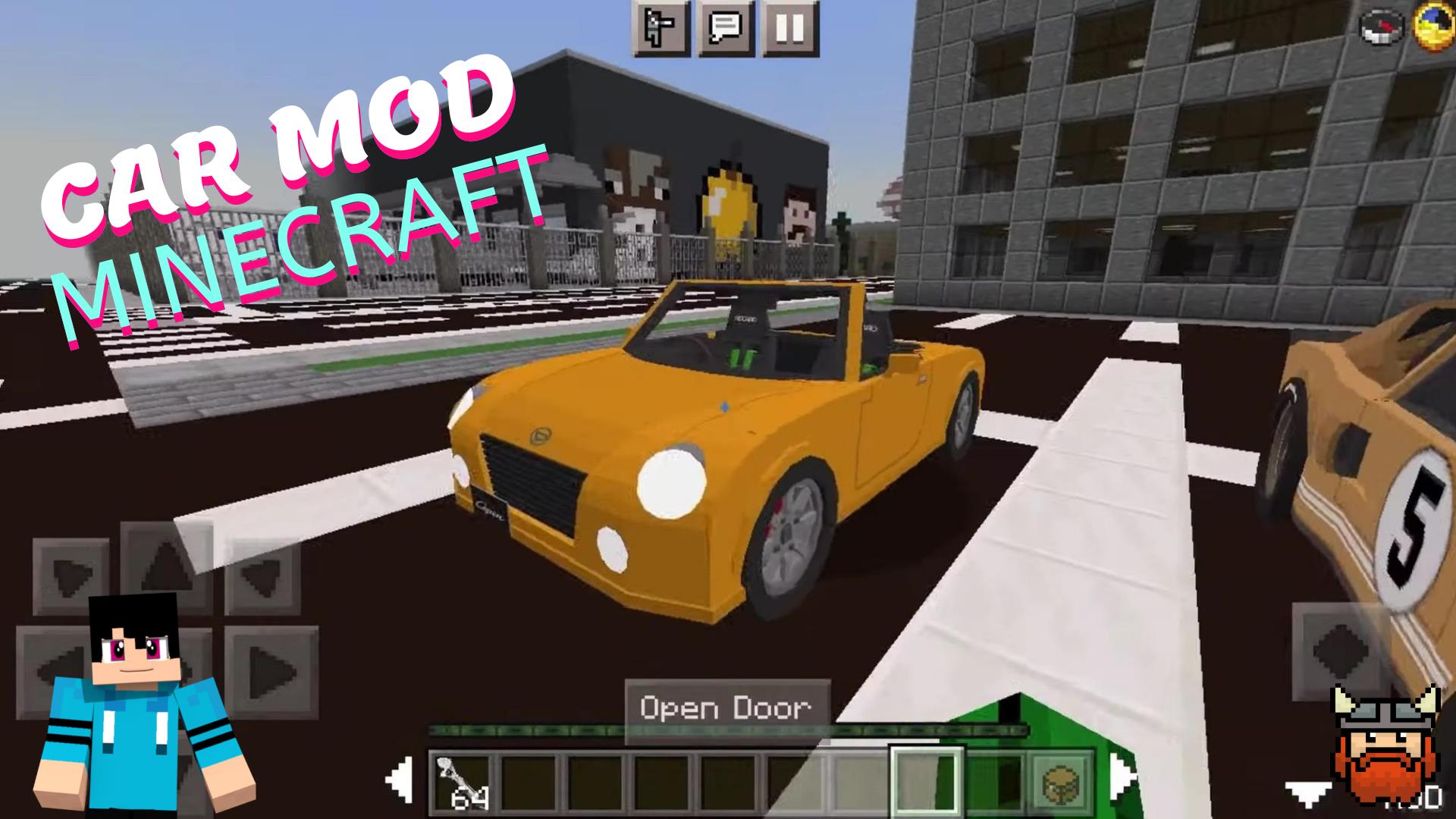 Cars Mod for Minecraft PE Ảnh chụp màn hình 3