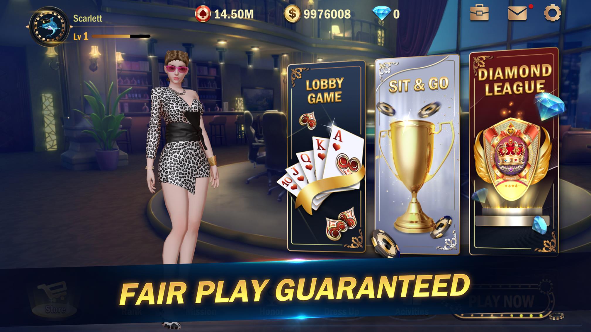 Hi Poker 3D:Texas Holdem Ekran Görüntüsü 1