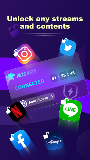 NoCard VPN - No Card Needed Tangkapan skrin 3