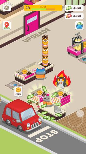 Cat diner: Franchise tycoon Captura de tela 2
