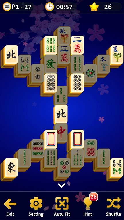 Mahjong Solitaire - Oriental Journey Schermafbeelding 2