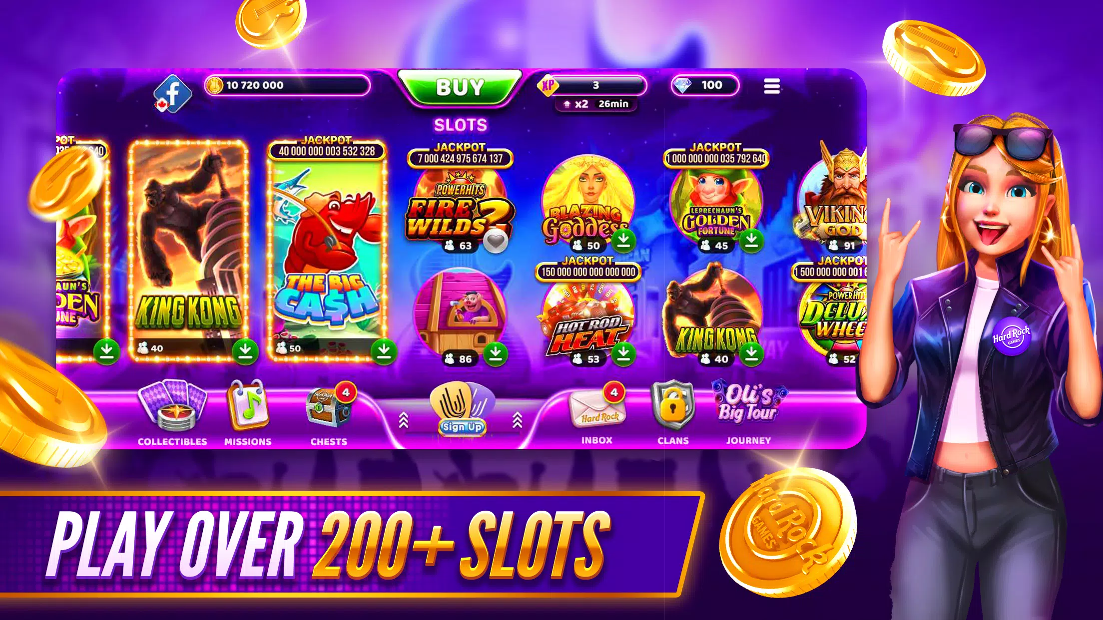 Hard Rock Jackpot Planet Ekran Görüntüsü 0