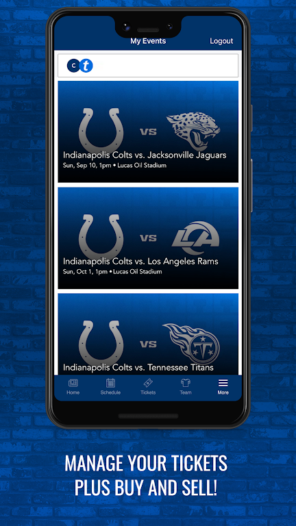 Indianapolis Colts Mobile Ảnh chụp màn hình 2