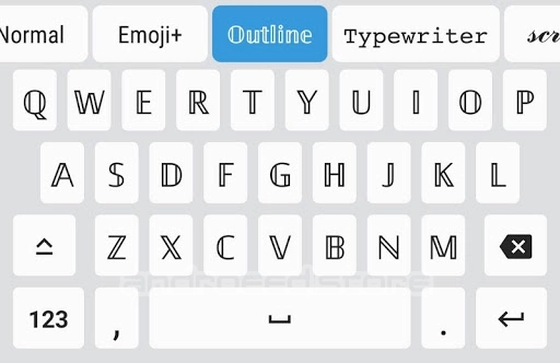 Fonts - Teclado para Letras Captura de tela 0