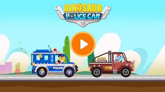 Dinosaurier-Polizeiauto Spiele Screenshot 2