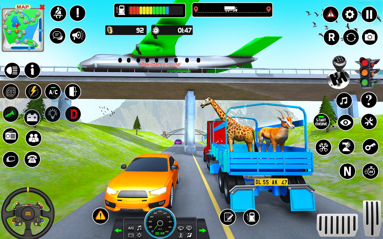 Animals Transport: Truck Games Ảnh chụp màn hình 2