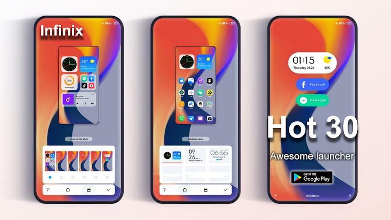 Infinix Hot 30 Launcher:Themes स्क्रीनशॉट 2