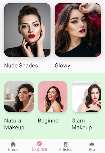 Makeup Tutorial App Скриншот 2