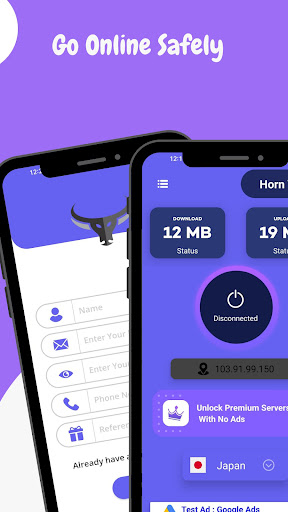 HornVPN Ảnh chụp màn hình 0