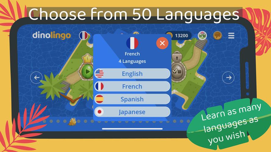 Dinolingo Kids Learn Languages Capture d'écran 2