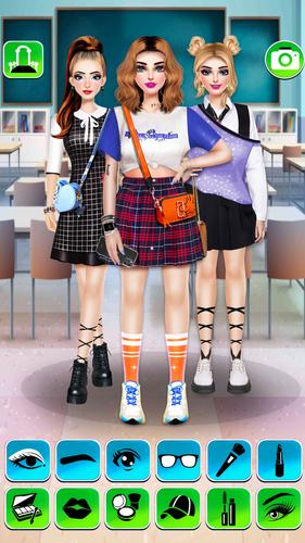 Schermata College Girls Fashion Dress Up 1