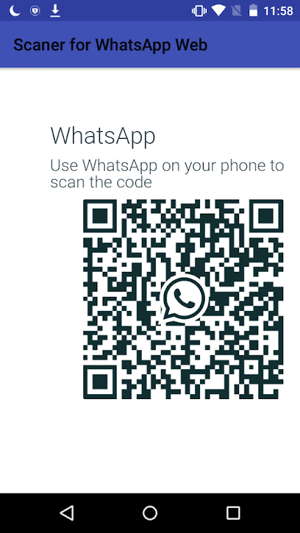 Scaner for WhatsApp Web Ekran Görüntüsü 0