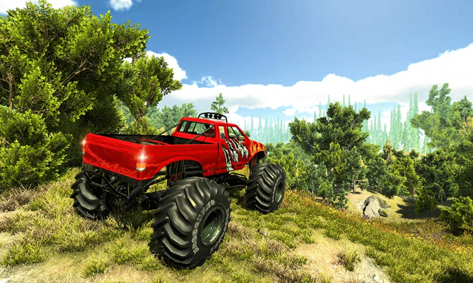 Monster 4x4 Offroad Jeep Stunt Racing 2019應用截圖第2張
