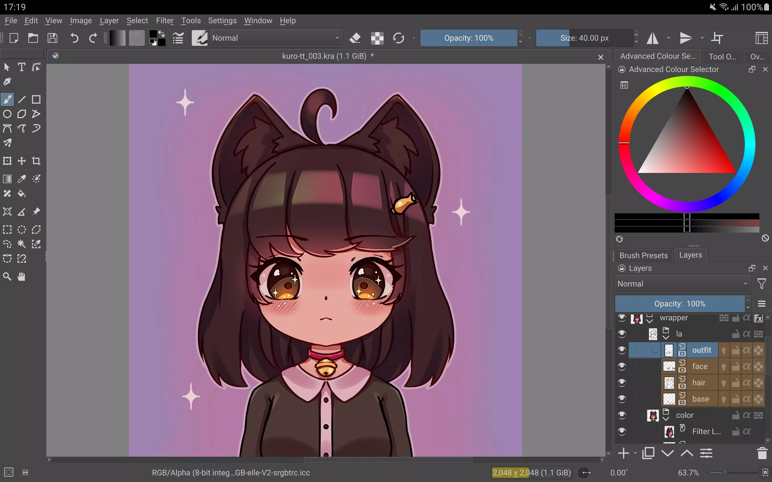 Krita ภาพหน้าจอ 3