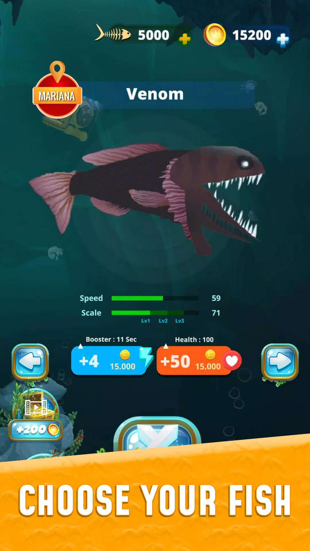 Grow Fish.io : Fish Hunter スクリーンショット 1