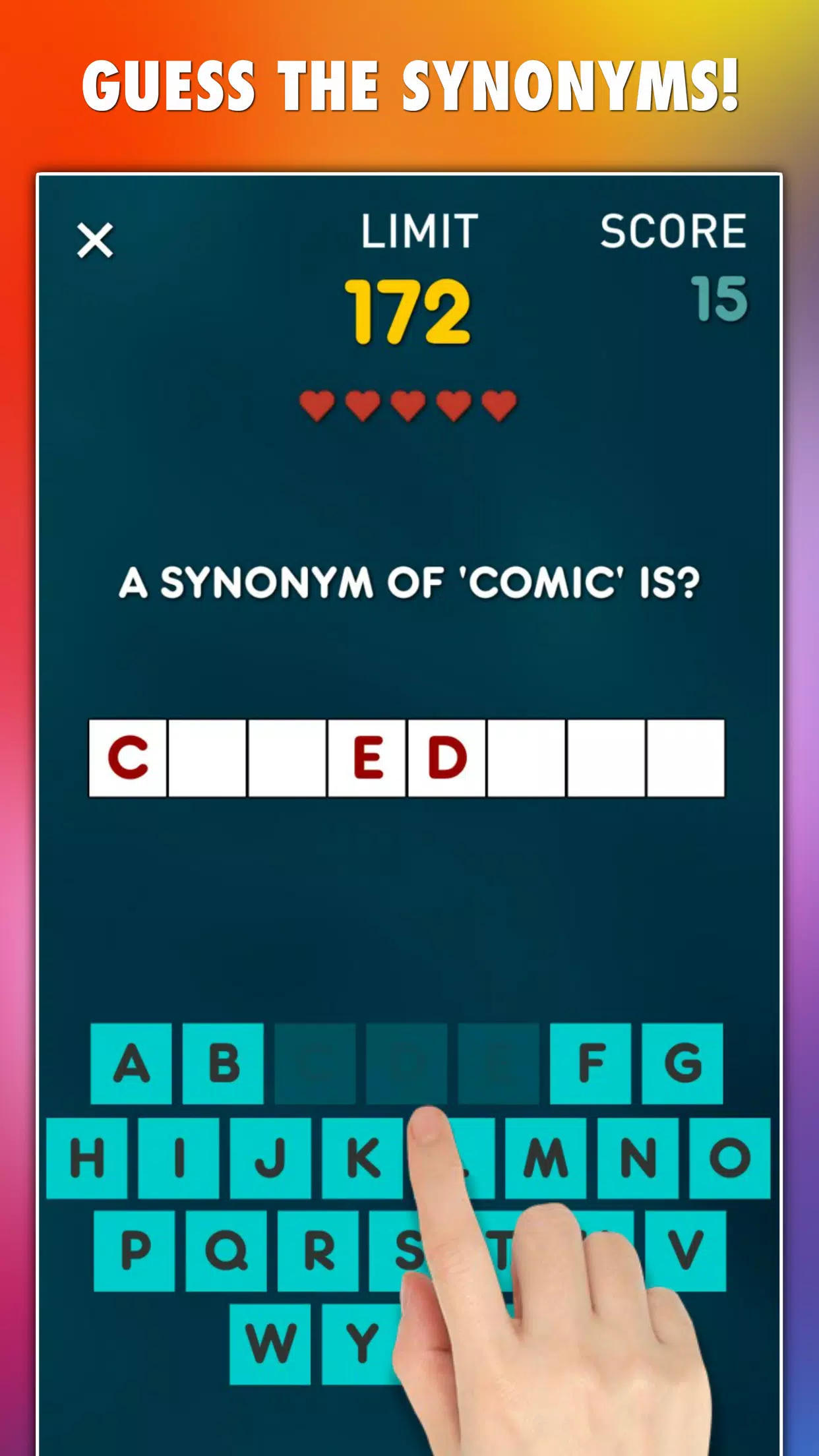 Synonyms Game Tangkapan skrin 2