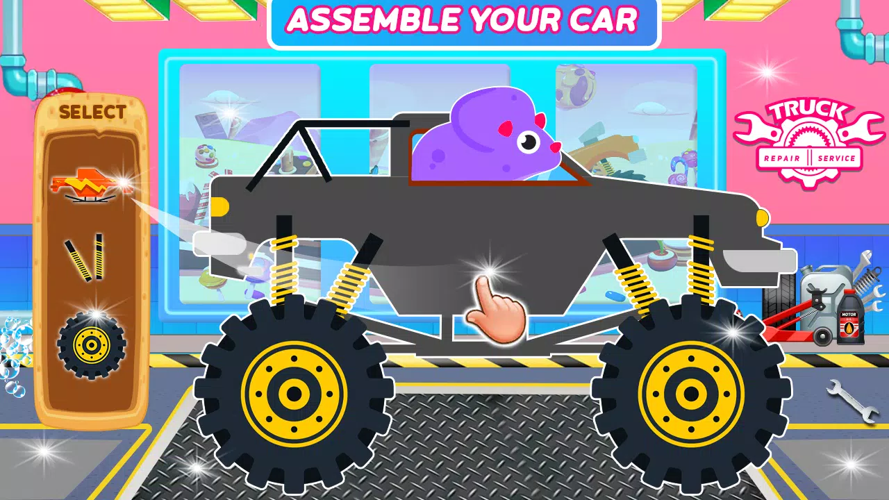 Dinosaurs Trucks Auto Workshop Screenshot 3