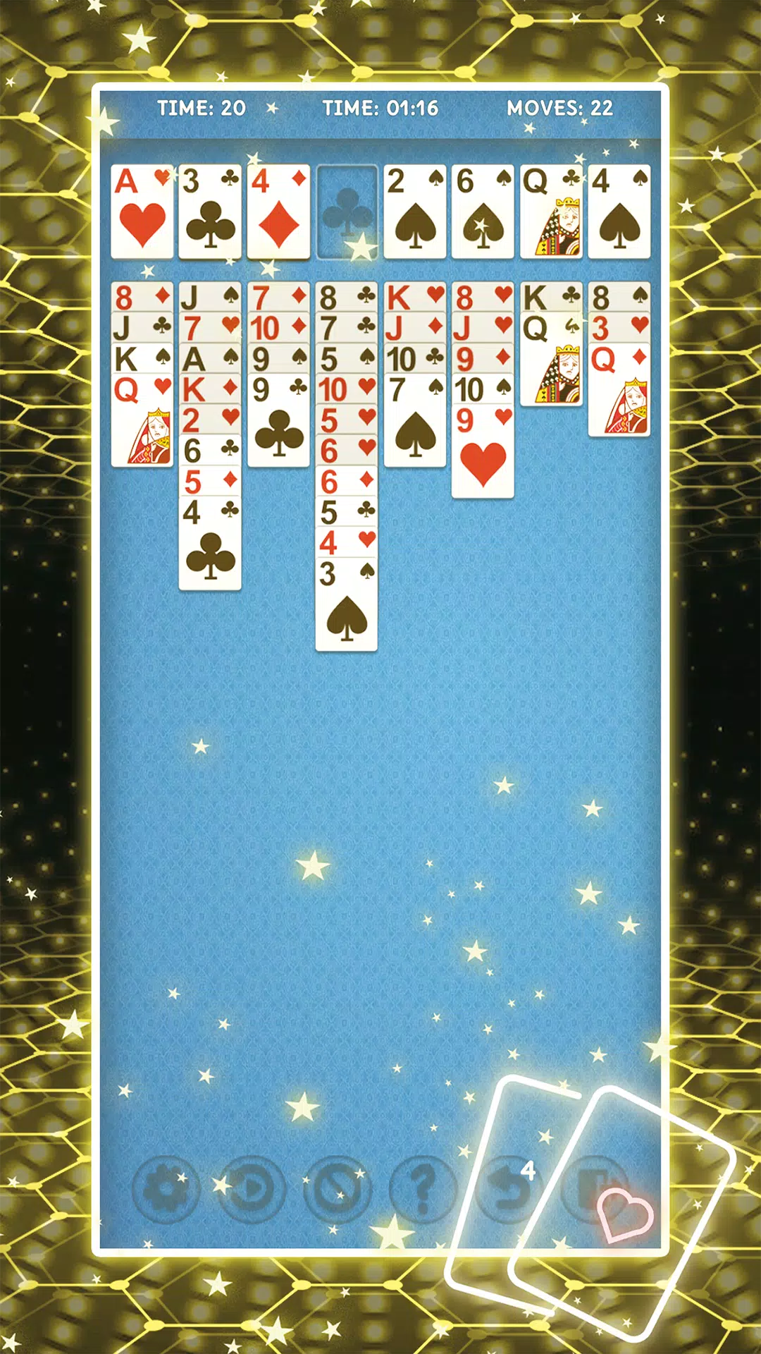 EasyCell Solitaire Game Ekran Görüntüsü 1