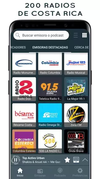 Radios de Costa Rica Online Captura de pantalla 0