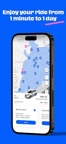 RideNow - carsharing Ảnh chụp màn hình 0