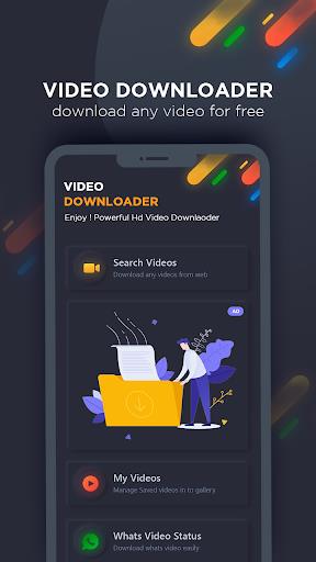 X Video Downloader - Free Video Downloader 2021 ဖန်သားပြင်ဓာတ်ပုံ 1