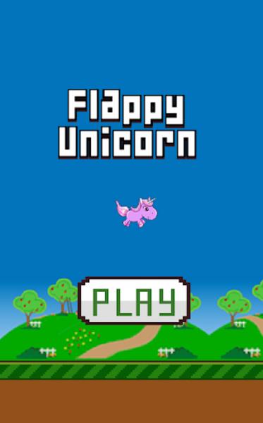 Flappy Unicorn Ekran Görüntüsü 0