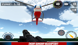 Police Boat Shooting Games 3D Ảnh chụp màn hình 0