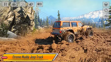 Offroad Driving Jeep Simulator Ekran Görüntüsü 0