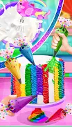 Rainbow Unicorn Cake Schermafbeelding 1