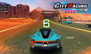 City Racing Lite Скриншот 1