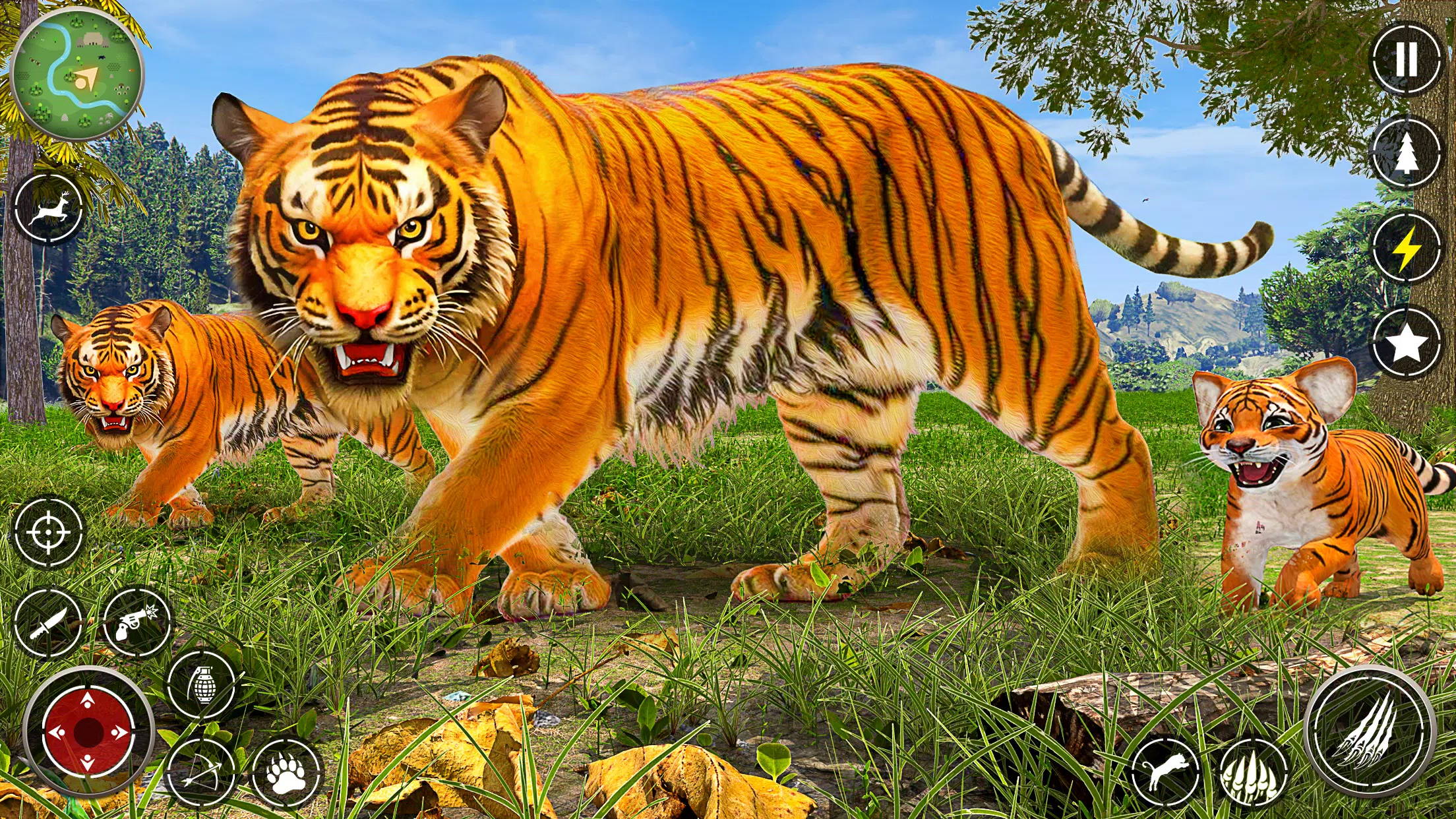 The Tiger Family Simulator 3D Tangkapan skrin 1