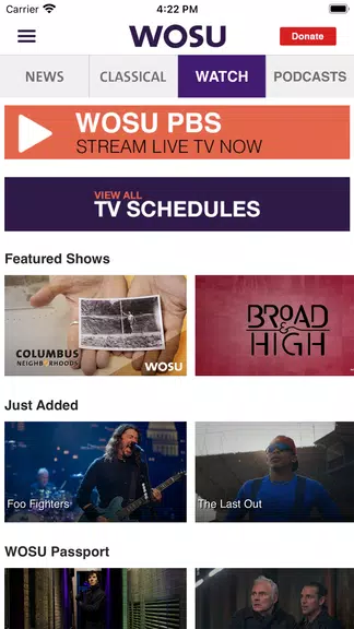 WOSU Public Media App应用截图第2张