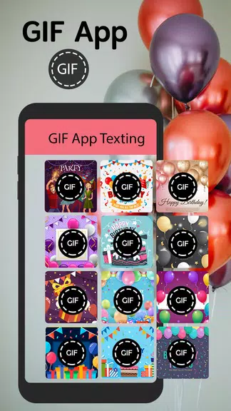 GIF App For Android Texting ภาพหน้าจอ 1