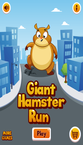 Giant Hamster Run ภาพหน้าจอ 1