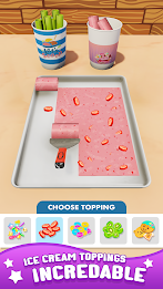 Ice Cream Roll: Dessert Games Tangkapan skrin 0