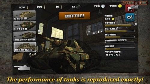 Attack on Tank : World Warfare Schermafbeelding 2