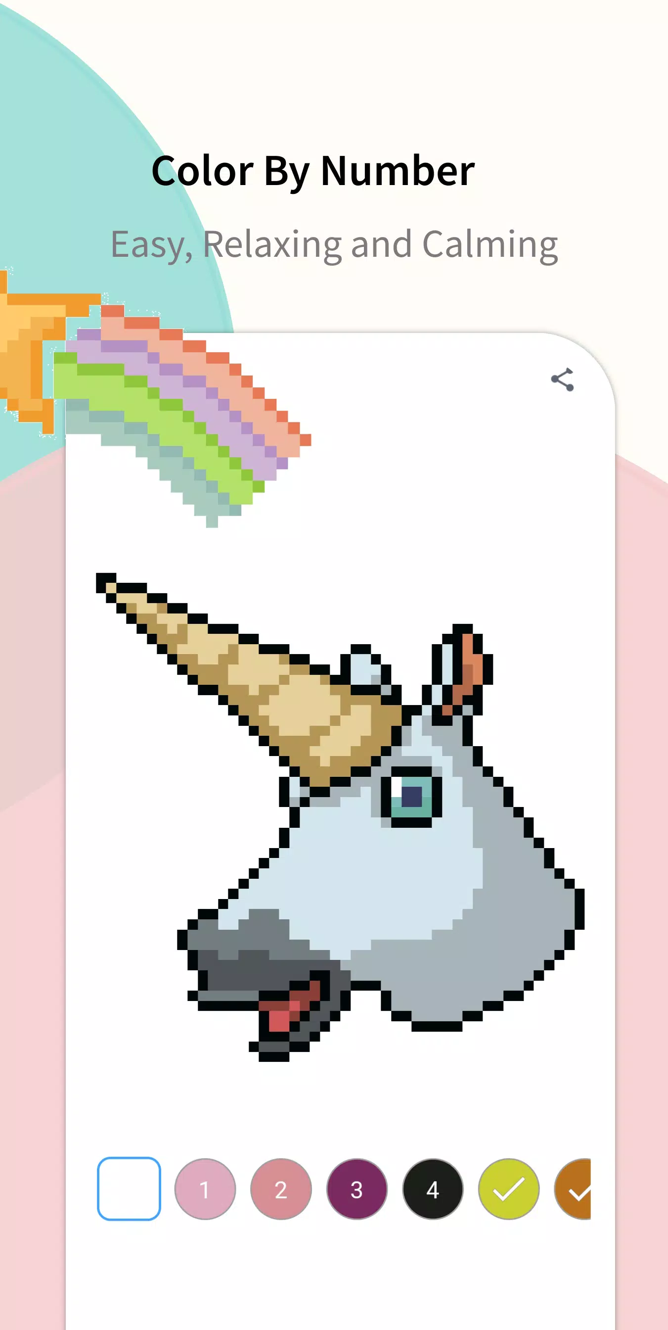 Pixel Unicorn Schermafbeelding 1