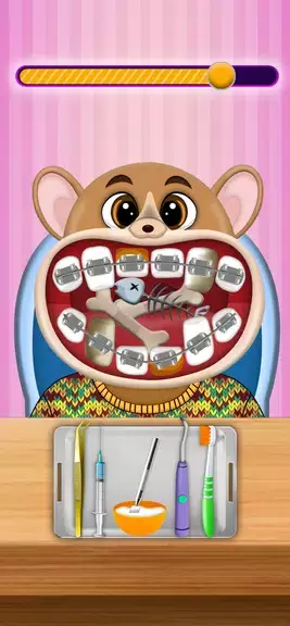 Hippo's Doctor : Dentist Games Zrzut ekranu 0