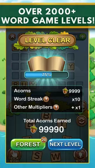 Word Forest: Word Games Puzzle Captura de pantalla 1