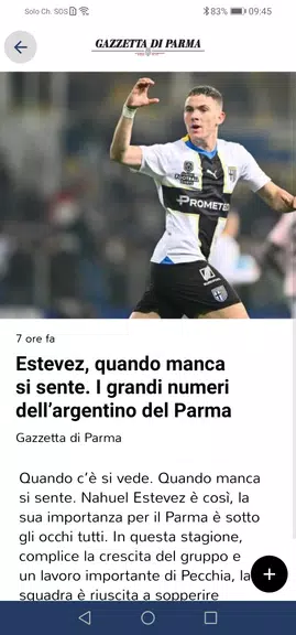 Gazzetta di Parma ဖန်သားပြင်ဓာတ်ပုံ 2