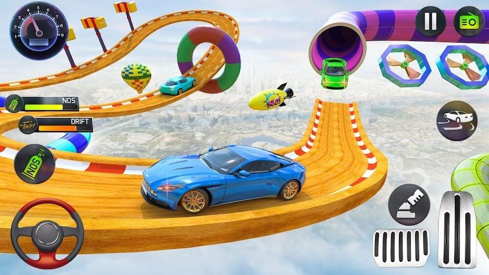 Schermata Mega Ramp Car Stunts Race 2