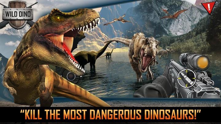 Real Dinosaur Shooting Games Zrzut ekranu 0