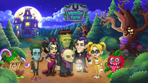 Monster Farm. Family Halloween Captura de tela 3