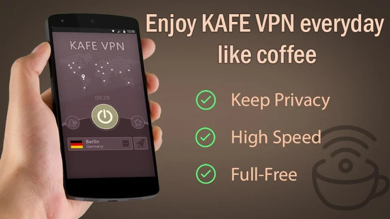 KAFE VPN - Fast & Secure VPN Ảnh chụp màn hình 0