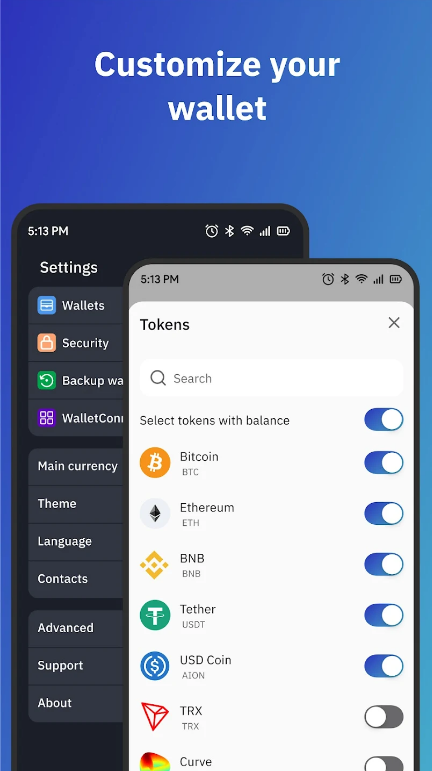 Schermata IronWallet Cold Crypto Wallet 2