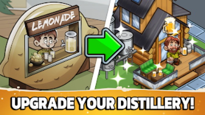 Idle Distiller Tycoon Game Captura de tela 2