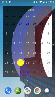 Month Calendar Widget by BiHSnow ภาพหน้าจอ 2