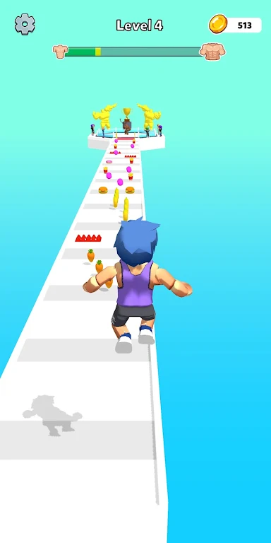 Muscular Man Race Run Screenshot 2