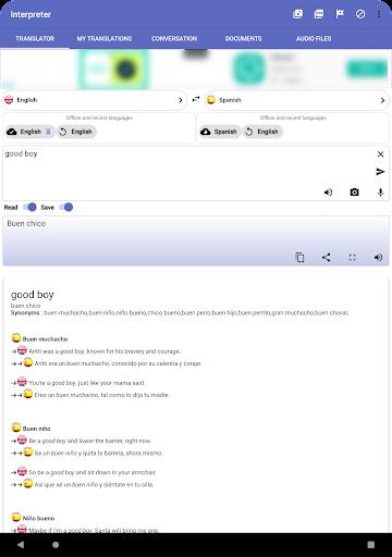 Interpreter- translator voice Скриншот 2