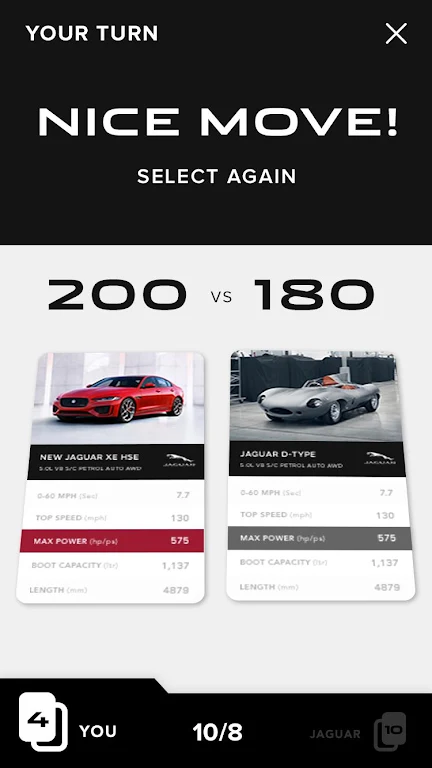 Jaguar Land Rover Top Trumps Ekran Görüntüsü 3